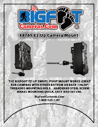 BigFoot Camera EZ-UP mount